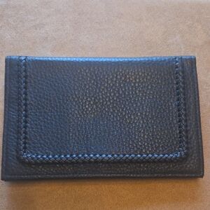 Brighton Sophisticated Black Lester Passport Wallet